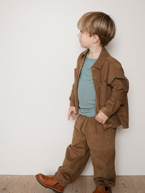 SERENDIPITY ORGANICS Heavy Woven Pocket Shirt - Driftwood